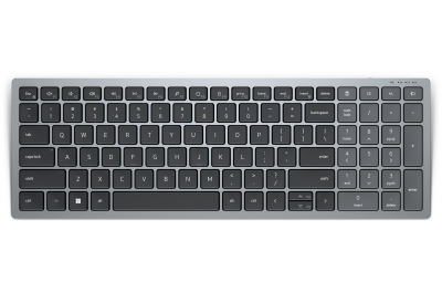 DELL KB740 toetsenbord Kantoor RF-draadloos + Bluetooth AZERTY Belgisch Grijs, Zwart