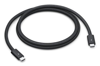 Apple MC9C4ZM/A Thunderbolt-kabel 1 m 120 Gbit/s Zwart