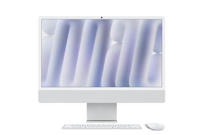 Apple iMac Apple M M4 59,7 cm (23.5") 4480 x 2520 Pixels Alles-in-één-pc 24 GB 512 GB SSD macOS Sequoia Wi-Fi 6E (802.11ax) Zilver