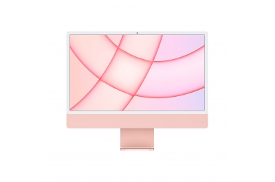 Apple iMac Apple M M1 61 cm (24") 4480 x 2520 Pixels 8 GB 256 GB SSD Alles-in-één-pc macOS Big Sur Wi-Fi 6 (802.11ax) Roze