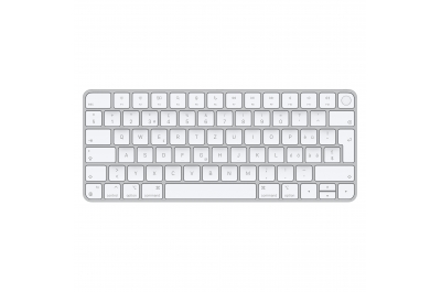 Apple Magic keyboard USB + Bluetooth Swiss Aluminium, White