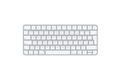 Apple Magic keyboard USB + Bluetooth Italian Aluminium, White