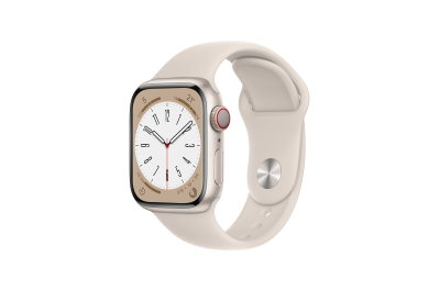 Apple Watch Series 8 OLED 41 mm Digital 352 x 430 pixels Touchscreen 4G Beige Wi-Fi GPS (satellite)