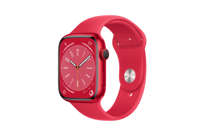 Apple Watch Series 8 OLED 45 mm 4G Rouge GPS (satellite)