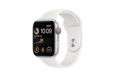 Apple Watch SE OLED 44 mm 4G Zilver GPS