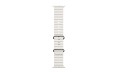 Apple MQE93ZM/A slimme draagbare accessoire Band Wit Fluorelastomeer