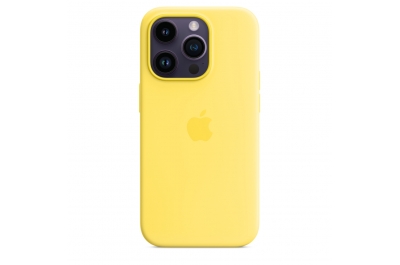 Apple iPhone 14 Pro Silicone Case with MagSafe - Canary Yellow