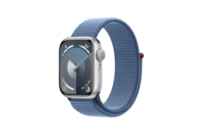 Apple Watch Series 9 41 mm Digital 352 x 430 pixels Touchscreen Silver Wi-Fi GPS (satellite)