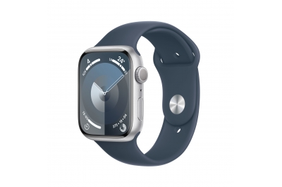 Apple Watch Series 9 45 mm Digital 396 x 484 pixels Touchscreen Silver Wi-Fi GPS (satellite)