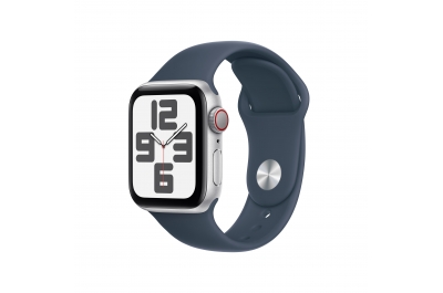 Apple Watch SE OLED 40 mm Numérique 324 x 394 pixels Écran tactile 4G Argent Wifi GPS (satellite)