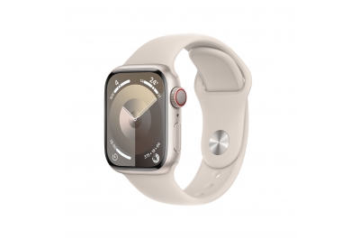 Apple Watch Series 9 41 mm Digital 352 x 430 pixels Touchscreen 4G Beige Wi-Fi GPS (satellite)