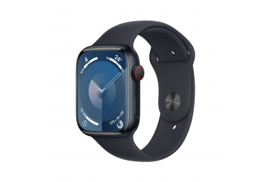Apple Watch Series 9 45 mm Digitaal 396 x 484 Pixels Touchscreen 4G Zwart Wifi GPS