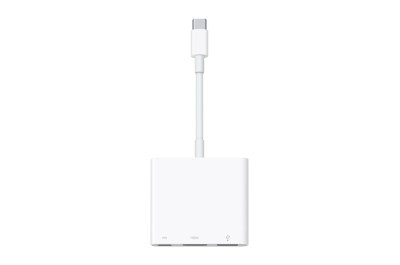 Apple MUF82ZM/A laptop dock & poortreplicator Bedraad USB 3.2 Gen 1 (3.1 Gen 1) Type-C Wit