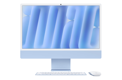 Apple iMac Apple M M4 59,7 cm (23.5") 4480 x 2520 Pixels Alles-in-één-pc 16 GB 256 GB SSD macOS Sequoia Wi-Fi 6E (802.11ax) Blauw