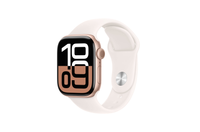 Apple Watch Series 10 OLED 42 mm Digitaal 374 x 446 Pixels Touchscreen 4G Roségoud Wifi GPS