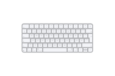 Apple Magic toetsenbord Universeel USB + Bluetooth QWERTY Fins, Zweeds Wit