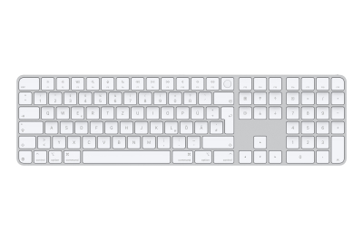 Apple Magic toetsenbord Universeel USB + Bluetooth QWERTZ Duits Wit