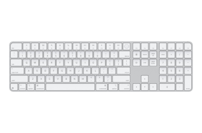 Apple Magic toetsenbord Universeel USB + Bluetooth QWERTY Amerikaans Engels Wit
