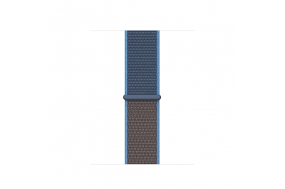 Apple MXMQ2ZM/A smart wearable accessory Bande Bleu, Marron Nylon
