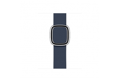 Apple MXPF2ZM/A smart wearable accessory Bande Bleu Cuir