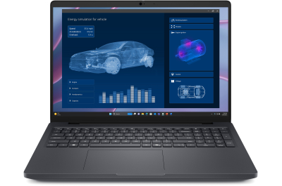 DELL Pro Max 16 MC16255 Copilot+ PC AMD Ryzen AI 7 PRO 350 Laptop 40,6 cm (16") Full HD+ 32 GB LPDDR5x-SDRAM 512 GB SSD NVIDIA RTX PRO 500 Blackwell Wi-Fi 7 (802.11be) Windows 11 Pro Belgisch Zwart
