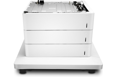 HP Color LaserJet 3x550 papierinvoer en standaard