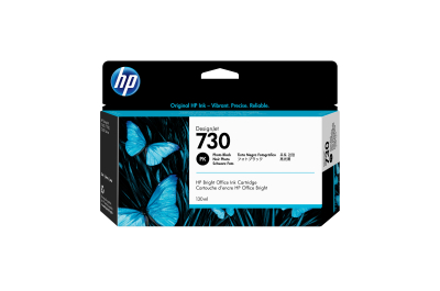 HP 730 zwarte DesignJet fotoinktcartridge, 130 ml