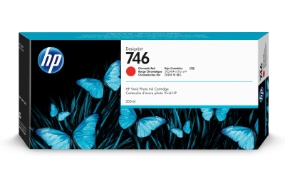 HP 746 chromatisch rode DesignJet inktcartridge, 300 ml