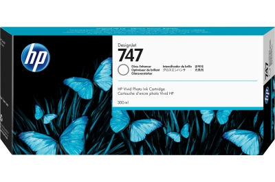 HP 747 glansverhogende DesignJet inktcartridge, 300 ml