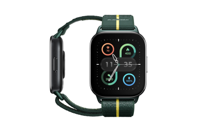 Motorola moto watch fit 4,83 cm (1.9") OLED 44.5 mm Digitaal Touchscreen Groen, Grijs GPS