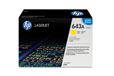 HP 643A originele gele LaserJet tonercartridge