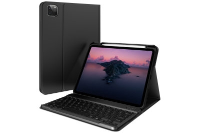 Accezz QWERTY Bluetooth Keyboard Bookcase