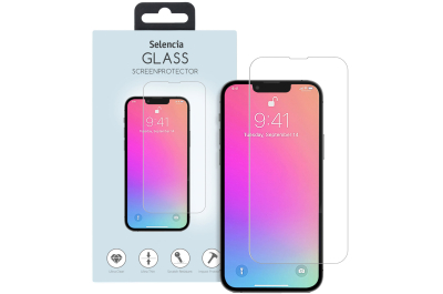 Selencia Gehard Glas Screenprotector iPhone 13 / 13 Pro / 14