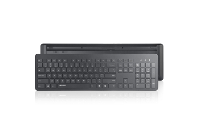 Accezz Premium Desktop QWERTY Bluetooth Keyboard - Zwart