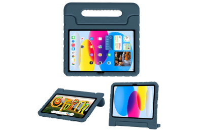 Accezz Kidsproof Backcover met handvat iPad 10.9 (2022) - Donkerblauw