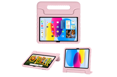 Accezz Kidsproof Backcover met handvat iPad 10.9 (2022) - Lichtroze