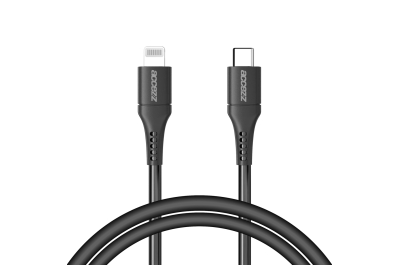 Accezz Lightning naar USB-C kabel - MFi certificering - 1 meter - Zwart