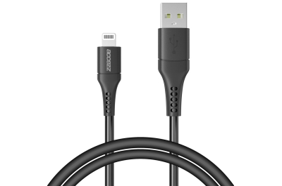 Accezz Lightning naar USB kabel - MFi certificering - 1 meter - Zwart