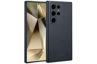 Accezz MagSafe Leather Backcover Samsung Galaxy S24 Ultra - Onyx Black