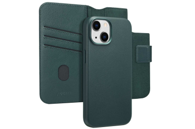 Accezz Leather Bookcase 2-in-1 met MagSafe