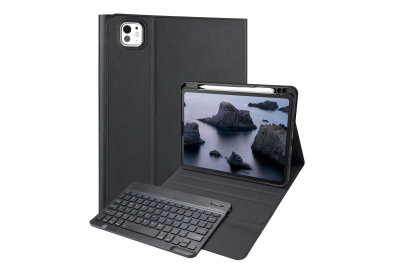 Accezz QWERTZ Bluetooth Keyboard Bookcase