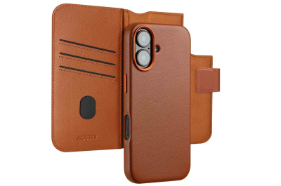 Accezz Leather Bookcase 2-in-1 met MagSafe