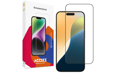 Accezz Gehard Glas Full Cover Screenprotector iPhone 16 Pro