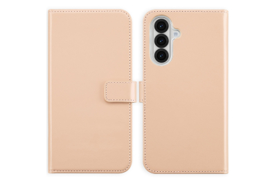 Selencia Echt Lederen Bookcase Samsung Galaxy A56 - Dusty Pink