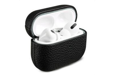 Accezz Echt Leren Case AirPods Pro 2 - Zwart