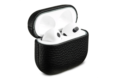 Accezz Echt Leren Case AirPods 3 - Zwart