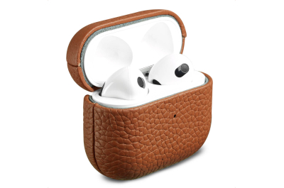 Accezz Echt Leren Case AirPods 3 - Cognac
