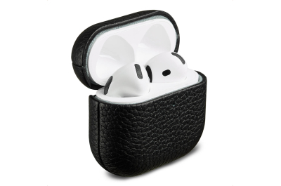 Accezz Echt Leren Case AirPods 4 - Zwart
