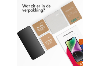 Accezz Gehard Glas Privacy Screenprotector Apple iPhone 13 Pro Max / 14 Plus