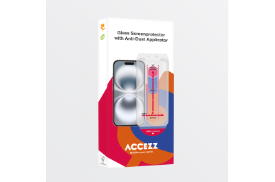 Accezz Gehard Glas Privacy Screenprotector + Applicator Samsung Galaxy S24 Ultra